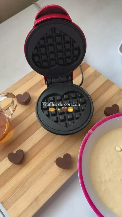 Waflera diseño de Corazon